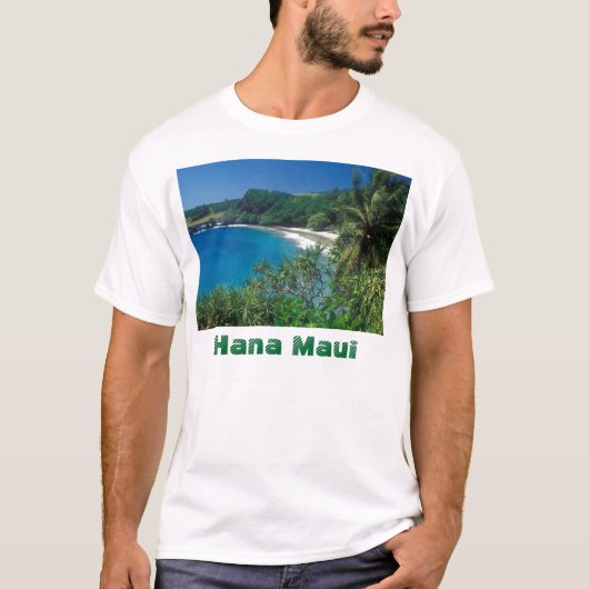 T-shirt Plage Hawaï de Hana Maui Hamoa (Devant)