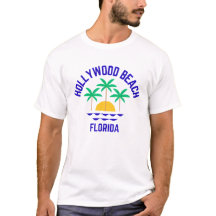 T-Shirt Plage Hollywood Floride