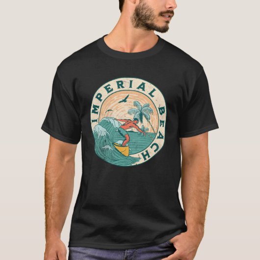 T-shirt Plage impériale (Devant)