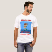 T-shirt Plage Jour Vibes d'été Tee (Devant entier)