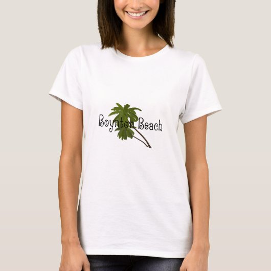 T-shirt Plage la Floride de Boynton (Devant)