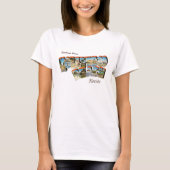 T-shirt Plage la Floride de Hollywood (Devant)