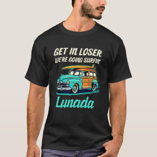 T-shirt Plage Lunada Californie Fille de Surf Femmes Homme
