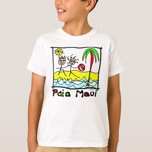 T-shirt Plage Maui de Paia (Devant)