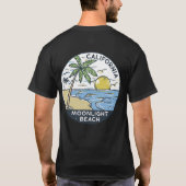 T-shirt Plage Moonlight San Diego Californie (Dos)