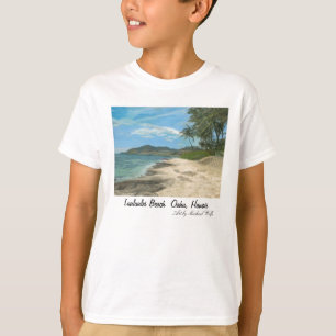 T-shirt Plage Oahu, Hawaï de Lualualei