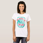 T-shirt Plage océanique (Devant entier)