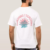 T-shirt Plage Pas Enseigner Drôle Enseignant Pause d'été (Dos)
