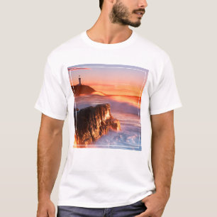 T-shirt Plage principale de soldats du phare   de Norah,