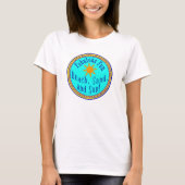 T-SHIRT PLAGE, SABLE ET SOLEIL ! FABULEUX FUN SUNNY PARTI (Devant)