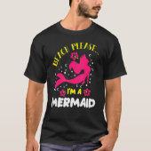 T-shirt Plage S'Il Vous Plaît J'Ai Une Sirène Ocean Fish T (Devant)