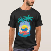 T-shirt Plage S'il vous plaît Rétro 80s Plage Vacances Pal (Devant)