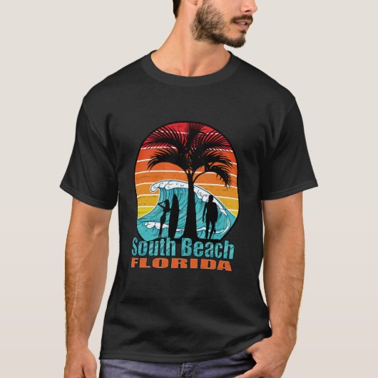 T-shirt Plage Sud de la Floride (Devant)