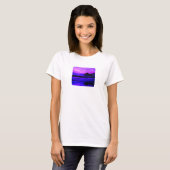 T-shirt Plage Sunset (Devant entier)