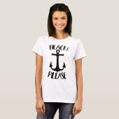 T-shirt Plage svp (Devant entier)