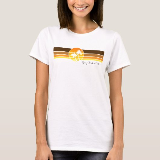 T-shirt Plage thème femme Top (Devant)