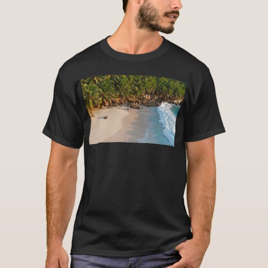 T-shirt Plage tropicale (Devant)