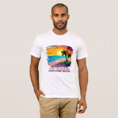 T-shirt Plage vacances Tee, Lakshadweep Indian Beach (Devant entier)