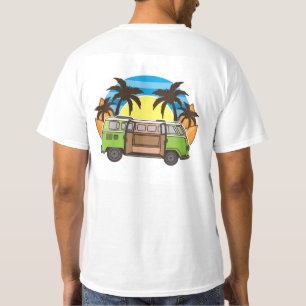 T-shirt Plage Van et Palm Tree Design