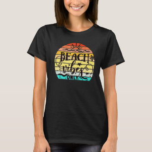 T-shirt Plage Vibes Aloha Plages Été Californie Hawaii