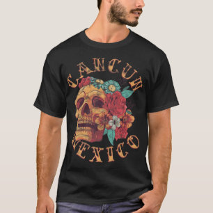 T-shirt Plage vintage Cancun Plage Mexique Tattoo Enk Crân
