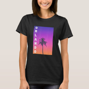 T-shirt Plage Vintage Orlando Florida Retro