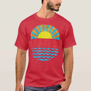T-shirt Plage vintage Pfeiffer Soleil Et Vagues