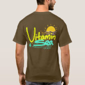 T-shirt Plage vitamine mer (Dos)