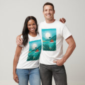 T-shirt Plage Watercolor (Unisexe)