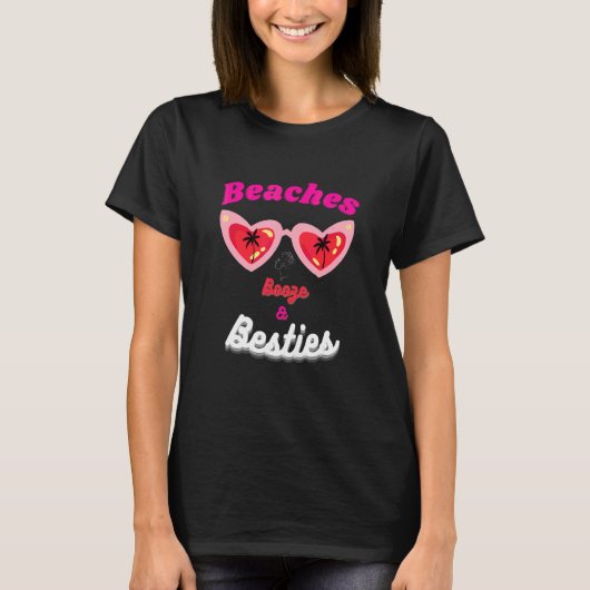 T-shirt Plages Alcool & Copines (Devant)