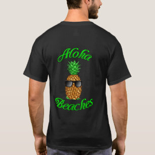 T-shirt Plages amusantes de l'Aloha à l'ananas hawaïen