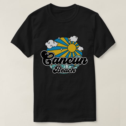 T-shirt Plages Cancun Beach (Design devant)