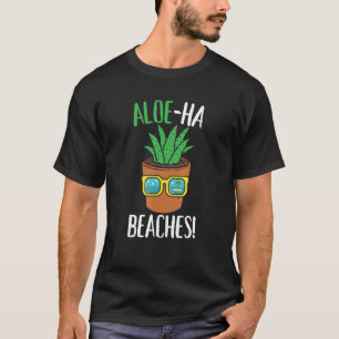 T-shirt Plages D'Aloe Ha Aloe Vera Succulente Avec Sunglas