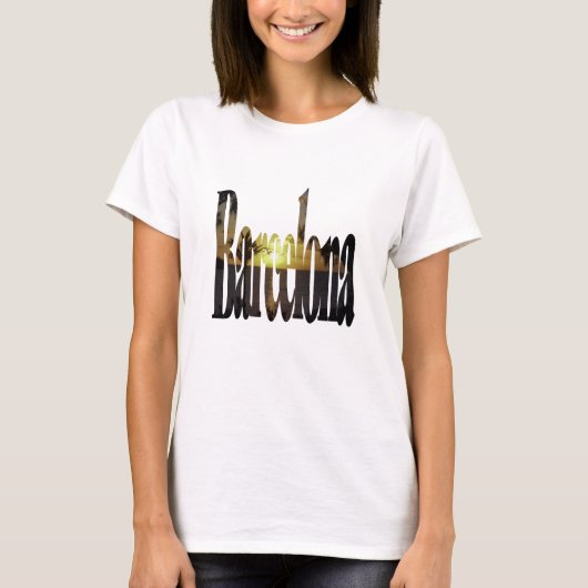 T-shirt Plages de Barcelone (Devant)
