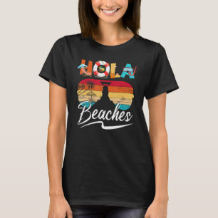 T-shirt Plages de Hola Vacances Lunettes de soleil d'été F
