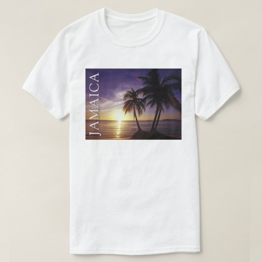 T-shirt Plages de Negril Jamaïque (Design devant)