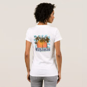 T-shirt Plages d'îles des Bahamas (Dos entier)