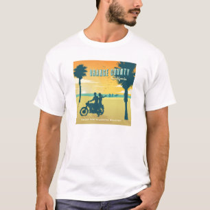 T-shirt Plages du comté d'Orange, Californie