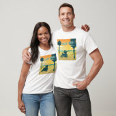 T-shirt Plages du comté d'Orange, Californie (Unisexe)