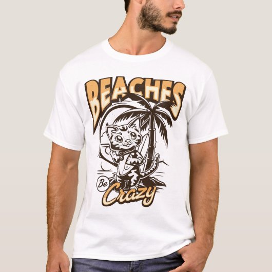 T-shirt Plages fous (Devant)
