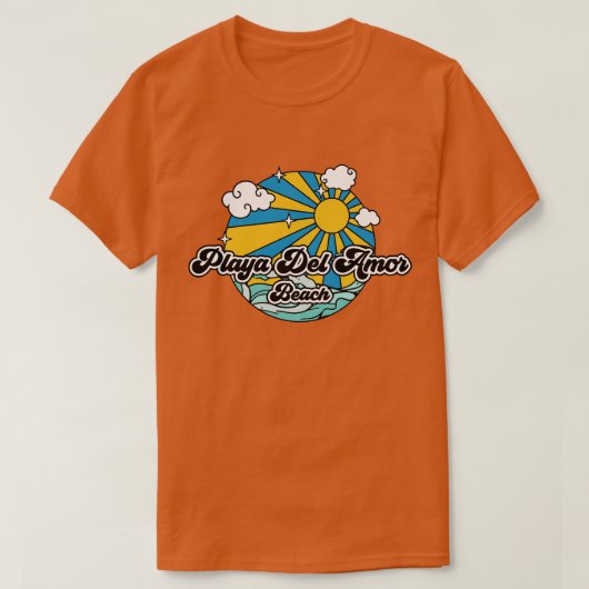 T-shirt Plages Playa Del Amor (Design devant)