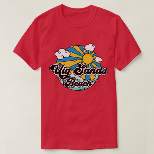 T-shirt Plages Sur Sands Beach (Design devant)