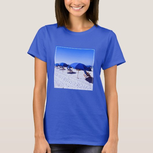 T-shirt Plages tropicales | Clearwater, Floride (Devant)
