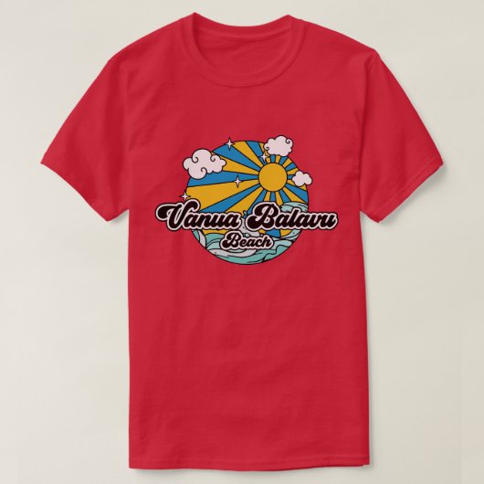 T-shirt Plages Vanua Balavu Beach (Design devant)