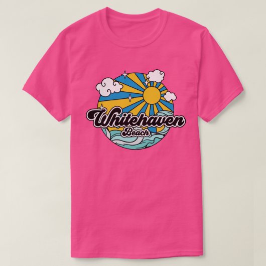 T-shirt Plages Whitehaven Beach (Design devant)