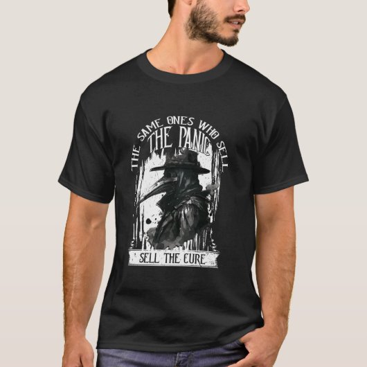 T-shirt Plague Doctor Les Mêmes Qui Vendent La Panique Sel (Devant)