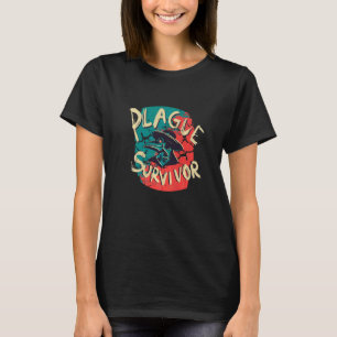 T-shirt Plague Survivante Plague Médecin Médiéval Déplaisa