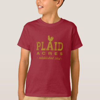 T-shirt Plaid Acres - moissonneuse