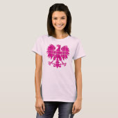 T-shirt Plaid rose polonais Eagle (Devant entier)