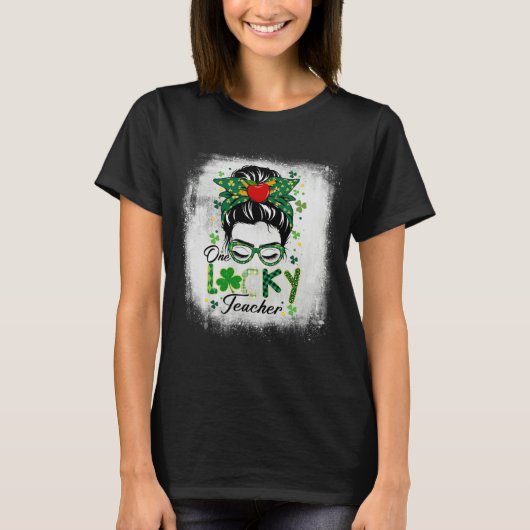 T-shirt Plaid St Patricks Day Preschool Prek Teachers Luck (Devant)